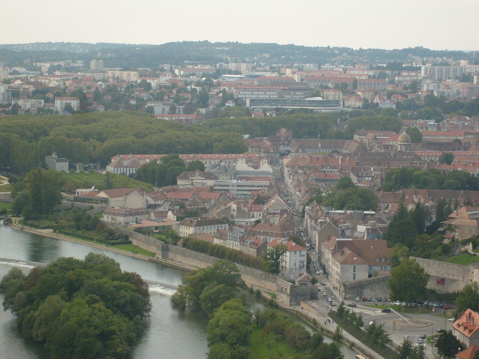 Besancon from the Citadelle (UNESCO 2008)